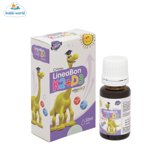 LineaBon Vitamin D3 K2 10ml Vitamin Hấp Thụ Canxi Giúp Bé Ngủ Ngon Tăng Chiều Cao - Hình ảnh 4