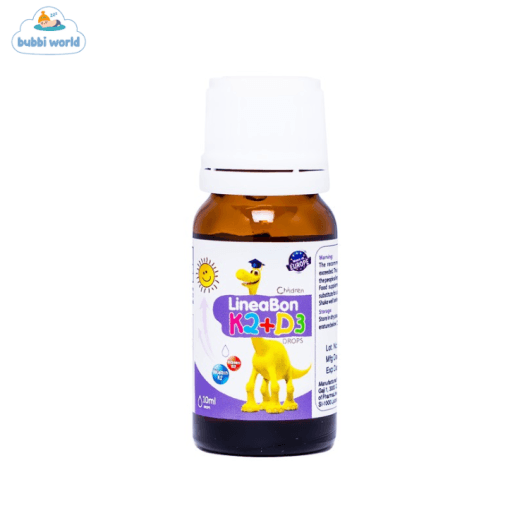 LineaBon Vitamin D3 K2 10ml Vitamin Hấp Thụ Canxi Giúp Bé Ngủ Ngon Tăng Chiều Cao - Hình ảnh 3