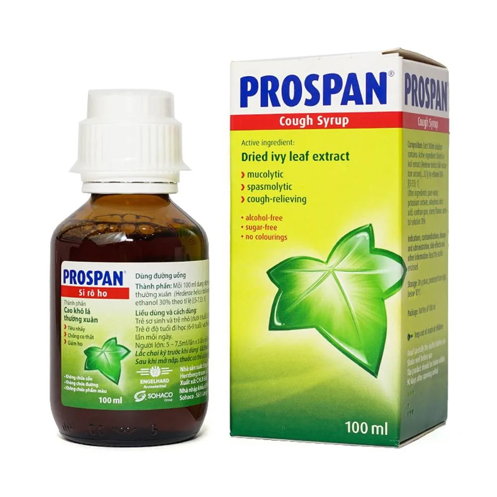 Siro ho Prospan Engelhard điều trị viêm phế quản mạn tính (100ml)