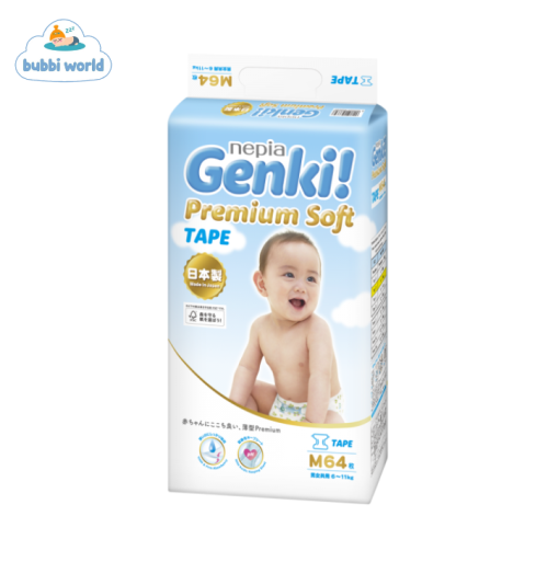 Bỉm/Tã Dán Nhật Bản Cao Cấp Genki – Mềm Mại, Siêu Thấm, Dịu Êm là lựa Chọn Số 1 Cho Bé Yêu - Hình ảnh 4