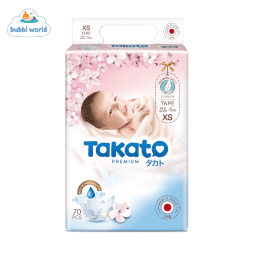 Tã quần/dán Nhật Bản Takato siêu mềm mại S80/M76/L68/XL62/XXL56/XS70 - Hình ảnh 3